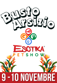 Esotika Pet Show a Busto Arsizio il 9-10 novembre.