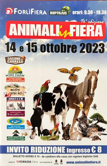 ANIMALI IN FIERA FORLI' // 14-15 OTTOBRE 2023